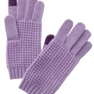 Portolano Lilac lavender purple cashmere Women's Gloves $145